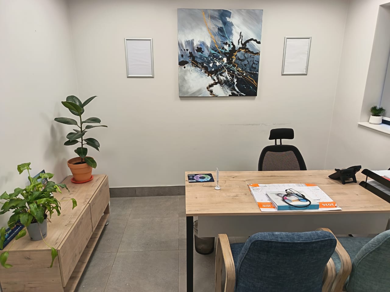 Dr Siveregi's consulting room at Crestcare Hospital, Malmesbury